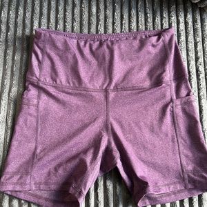 Beautiful purple gym shorts